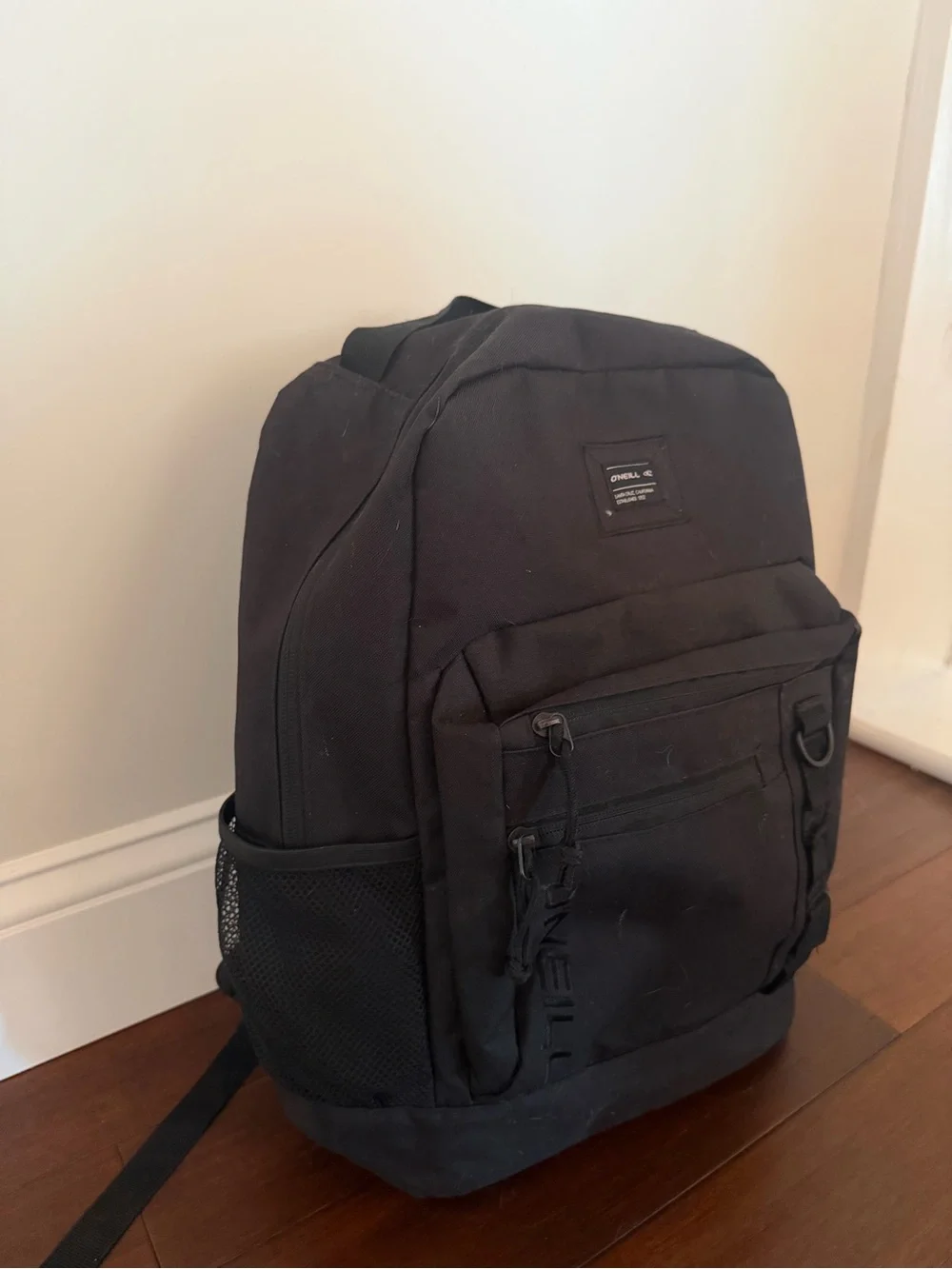 O'Neill Black Men's Laptop Backpack with Mesh Side Pocket